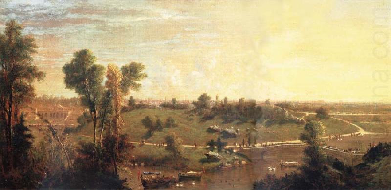 George Loring Brown View of Central Park china oil painting image